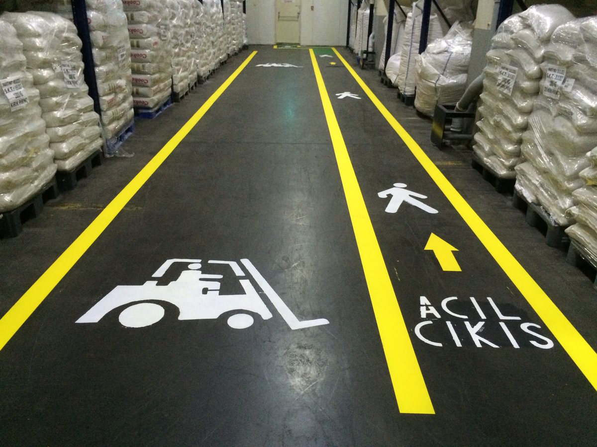Forklift Yol Çizgileri