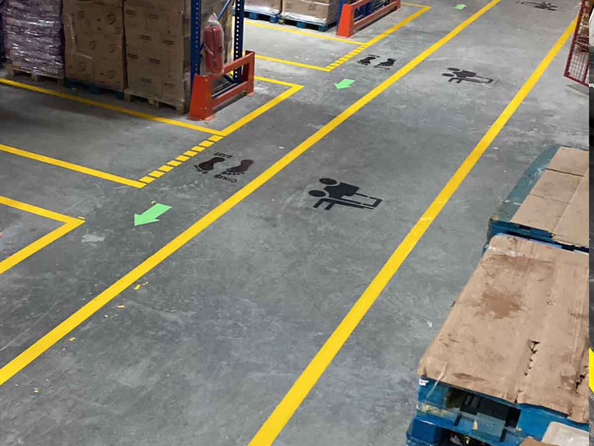 Forklift Yol Çizgileri