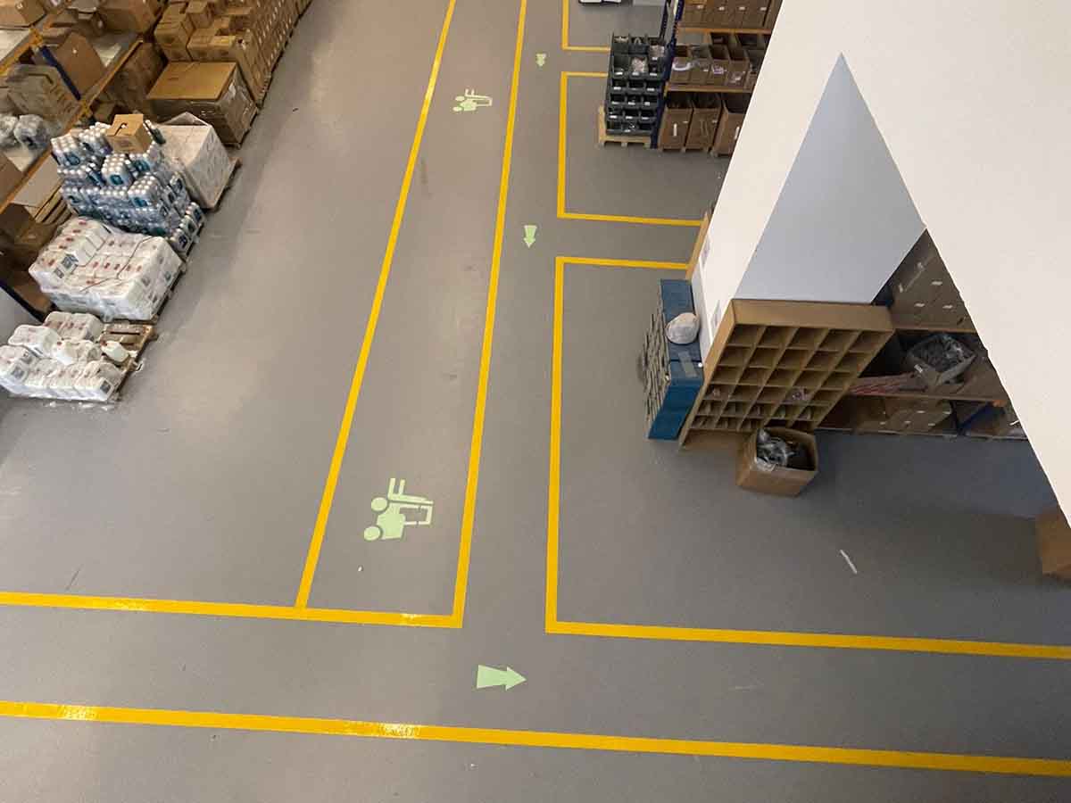 Forklift Yol Çizgileri