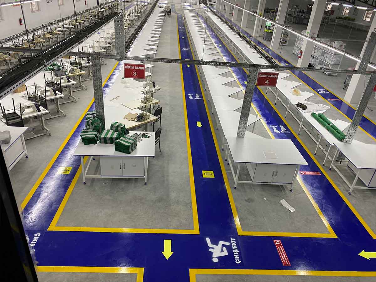 Acil Kaçış Yol Çizgi Çalışmaları